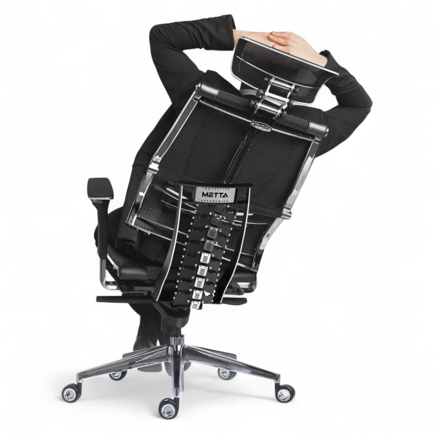 Yoga D Chefsessel mit Metallgestell