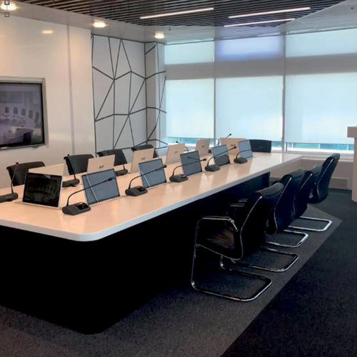 BLL17.3 Motorlu Monitör Kaldırmalı Toplantı Masası İstanbul Ofis Mobilya
