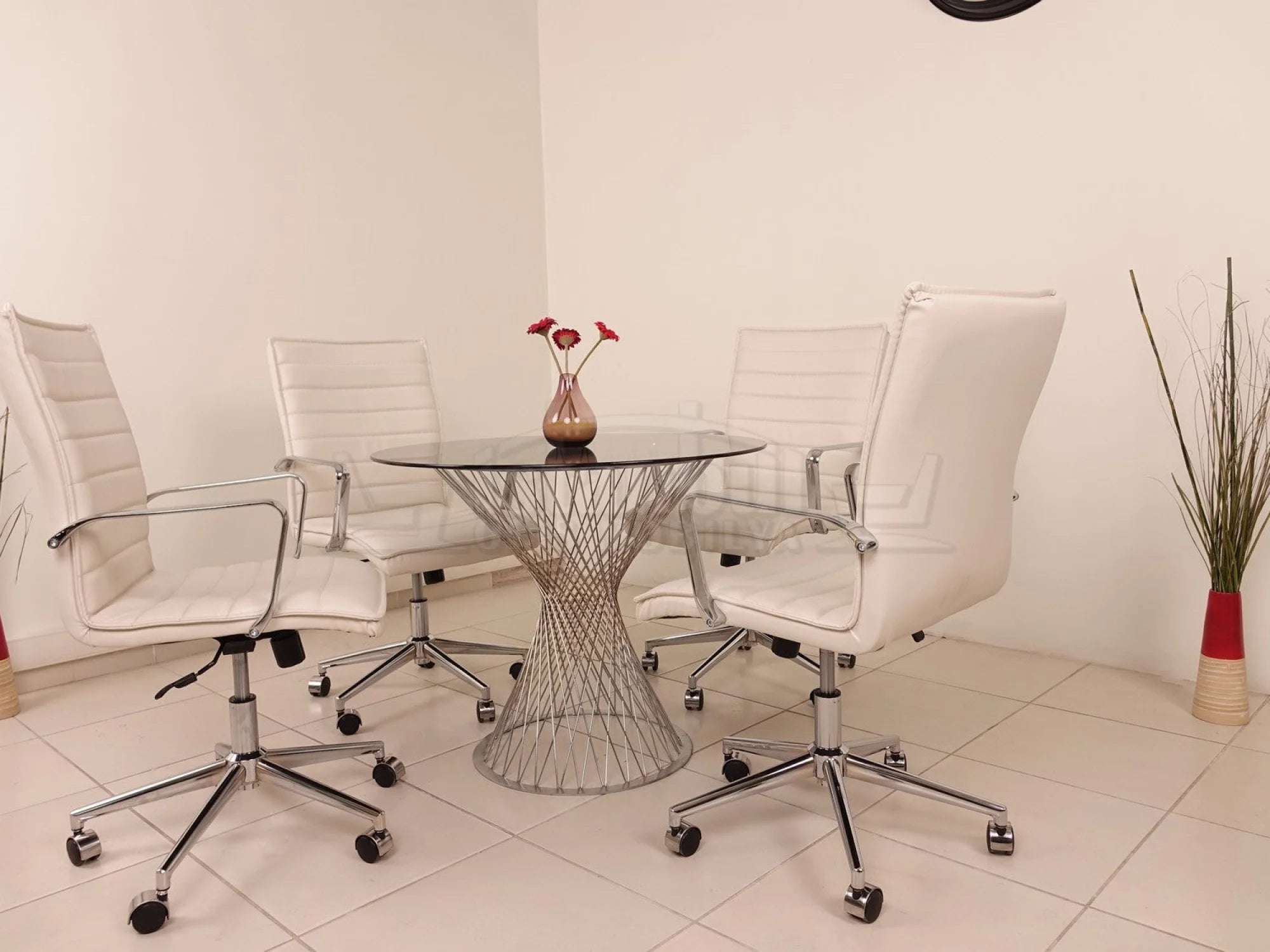 Cam Toplantı Masası Perla İstanbul Ofis Mobilya