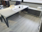 İstanbul Ofis Çamlıca W Makam Takımı Beyaz Antrasit ISTANBUL