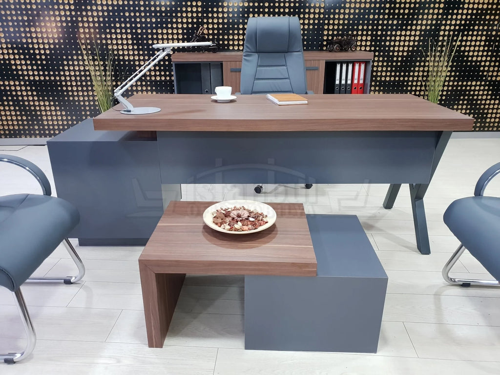 İstanbul Ofis Makam Takımı Captiva - V.Ceviz Antrasit ISTANBUL