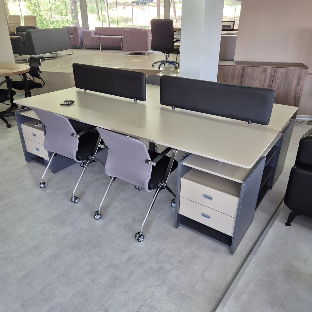 Katar 4lü Çalışma Masası Workstation ISTANBUL