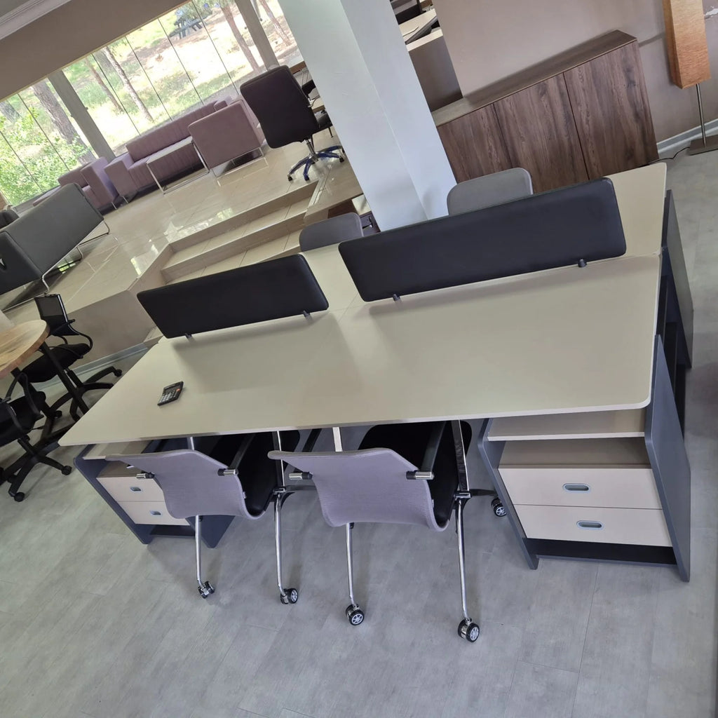 Katar 4lü Çalışma Masası Workstation ISTANBUL