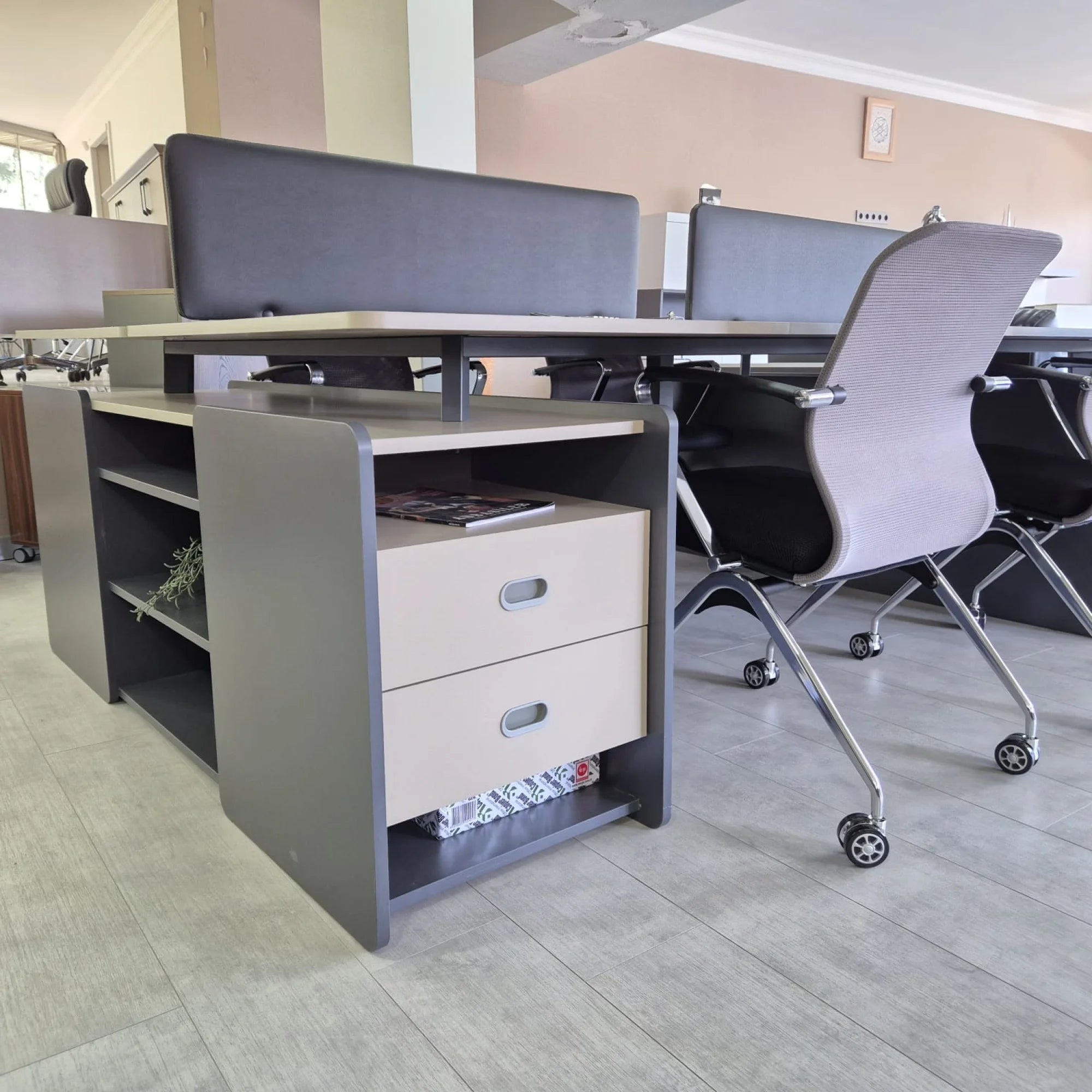 Katar 4lü Çalışma Masası Workstation ISTANBUL