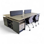 Katar 4lü Çalışma Masası Workstation ISTANBUL