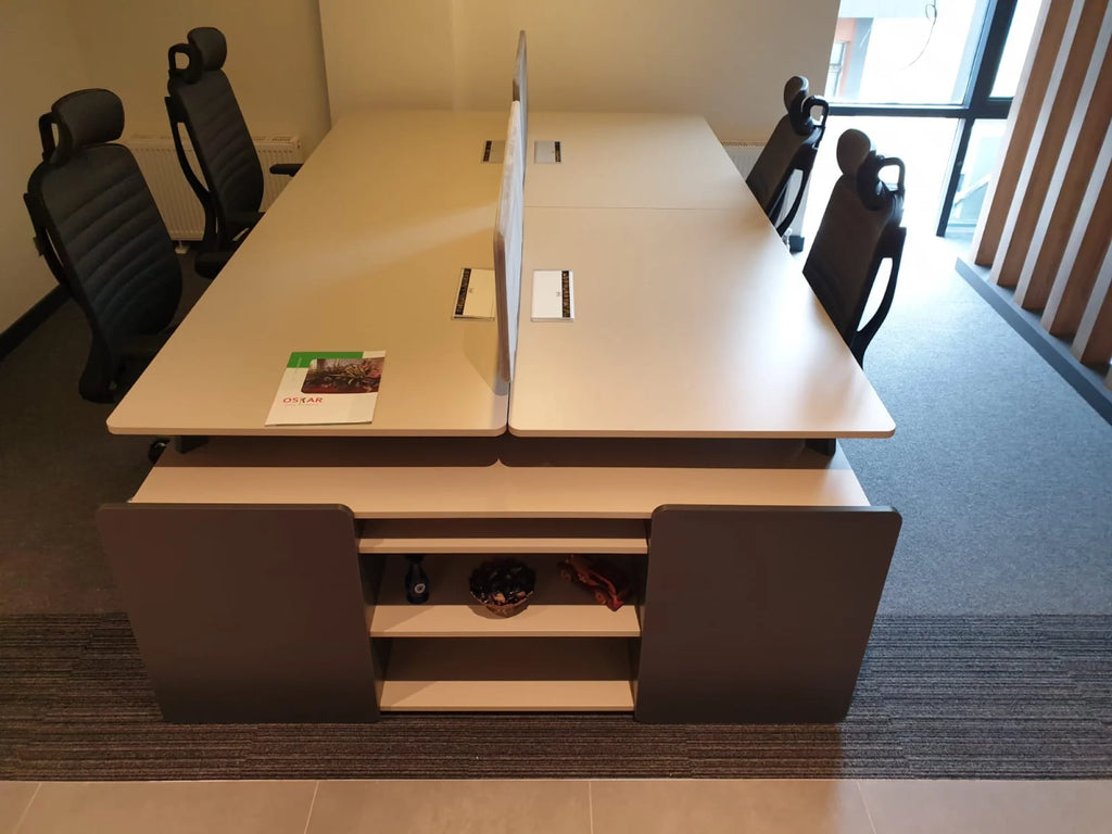 Katar 4lü Çalışma Masası Workstation ISTANBUL