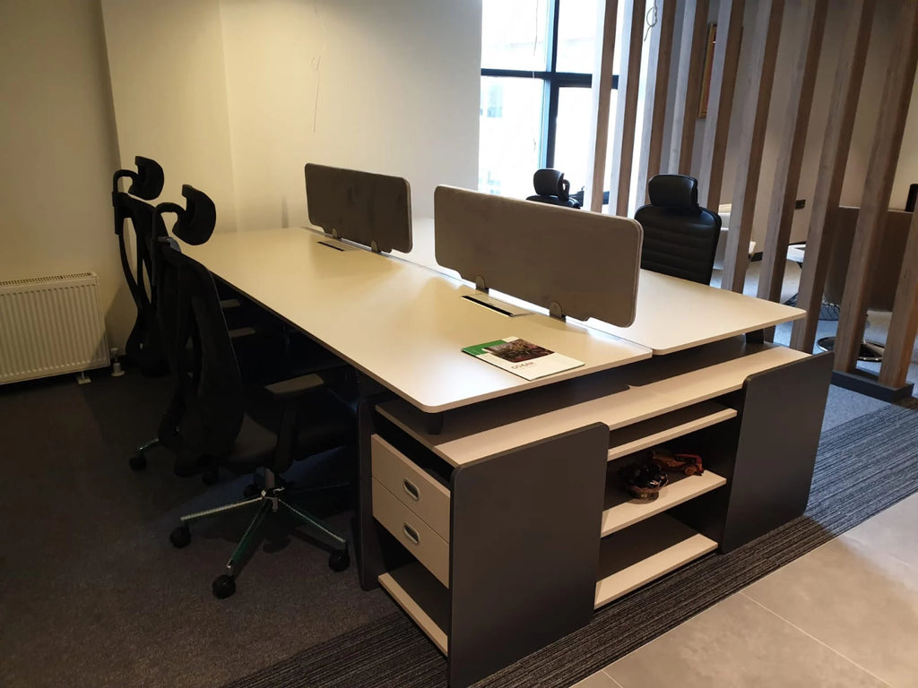 Katar 4lü Çalışma Masası Workstation ISTANBUL