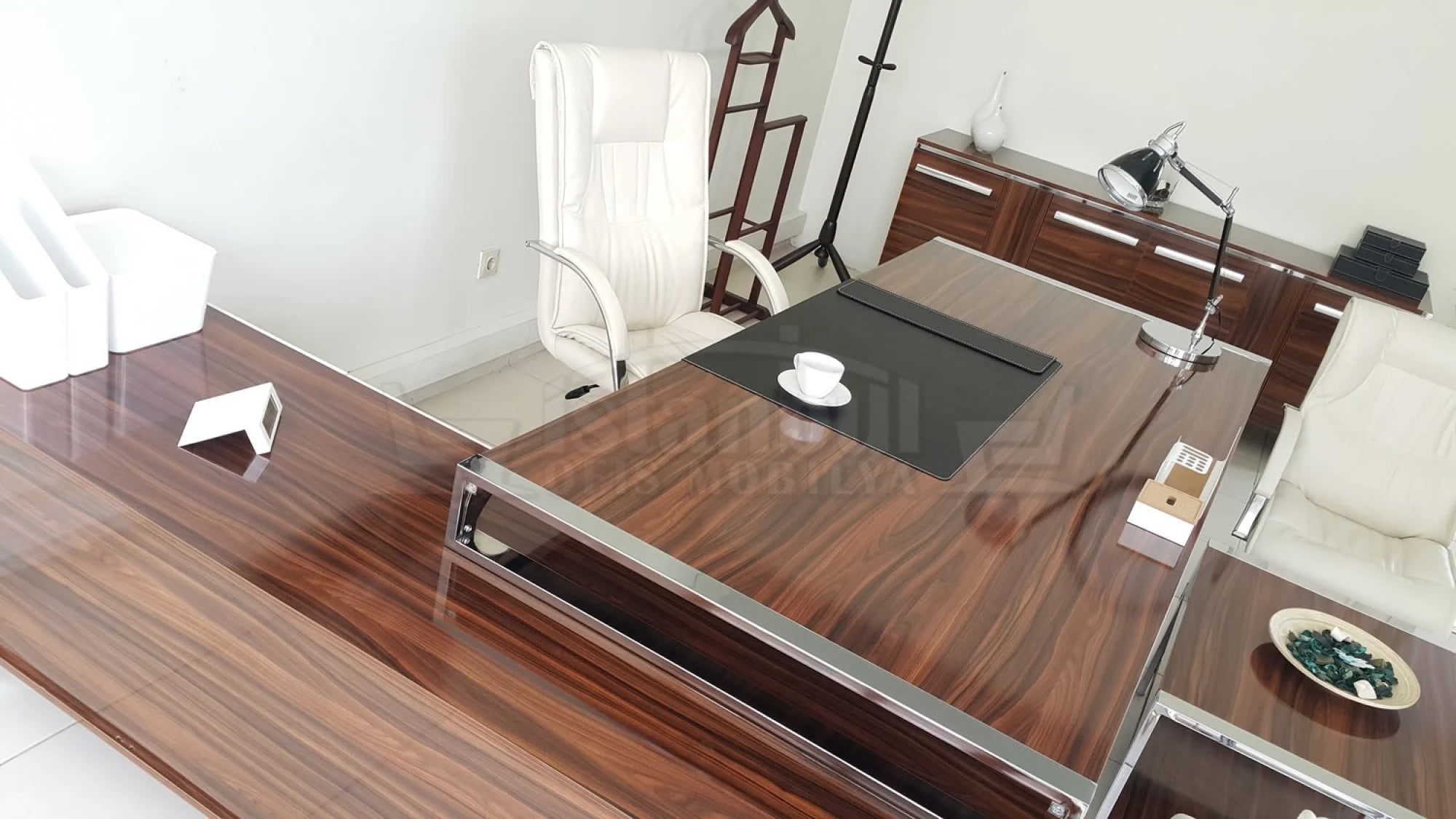 Porshland Ofis Makam Masası Etejerli 220x100 ISTANBUL-TSI