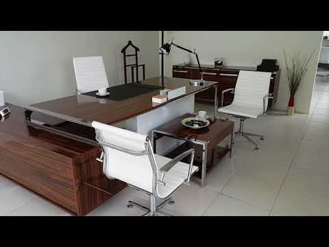 Office Executive Set Porsche Land Hg. Walnut