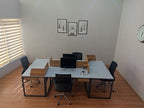 Zelinda 4-Person Desk