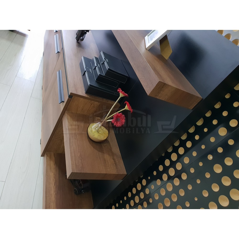 Istanbul Office Executive Team Table First Class - Baroque Black