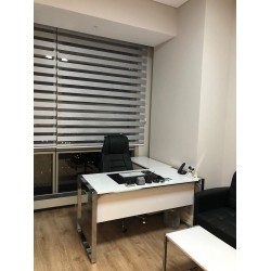 Triple Seater Flat Office Furniture Mr. Bucharest