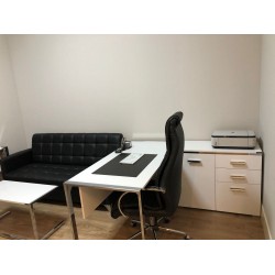 Triple Seater Flat Office Furniture Mr. Bucharest