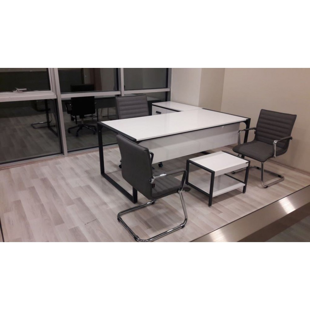 White Anthracite Office Furniture Gebze