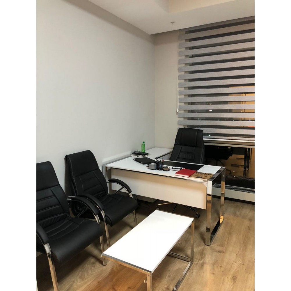 Triple Seater Flat Office Furniture Mr. Bucharest
