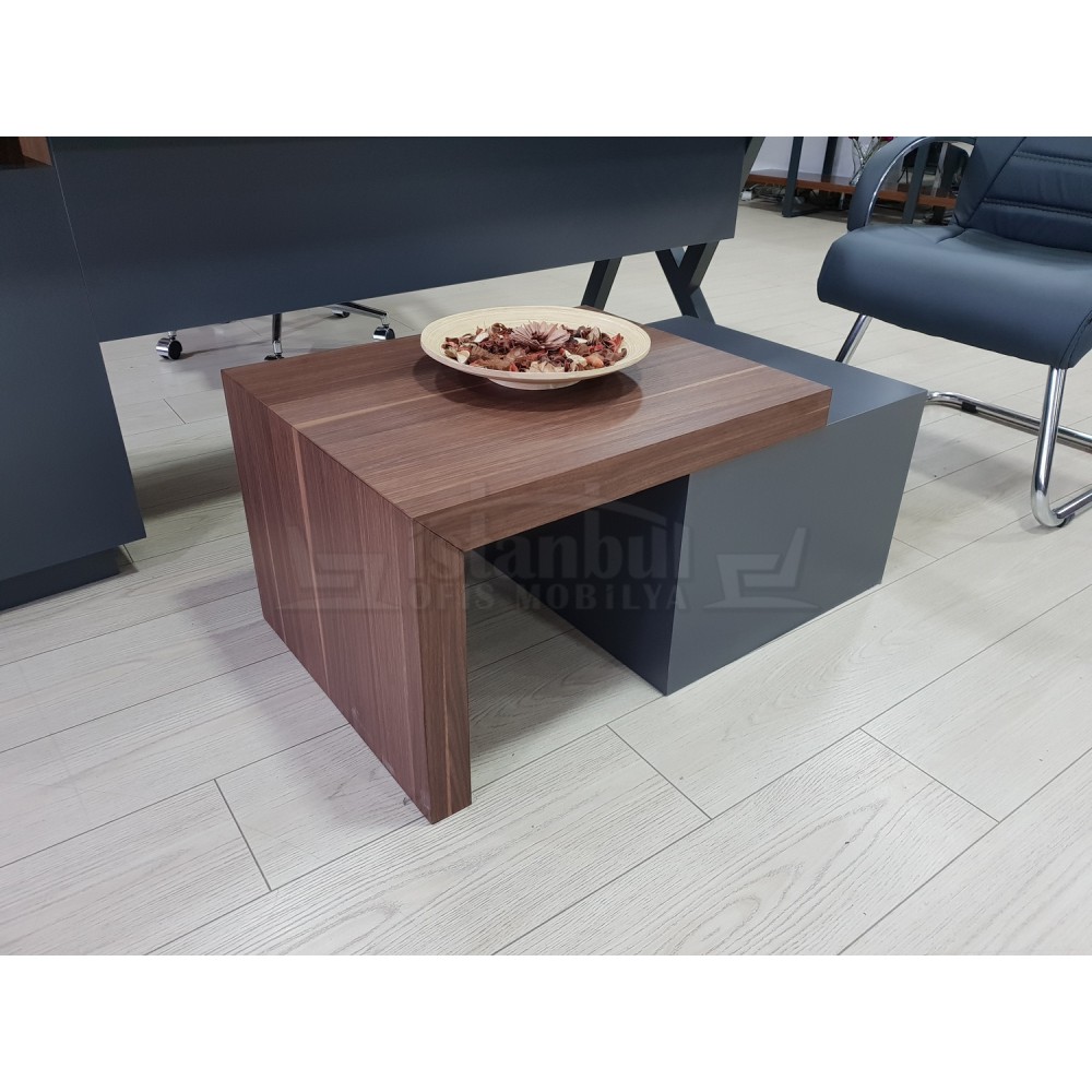 Istanbul Office Executive Office Canberra - Anthracite Walnut