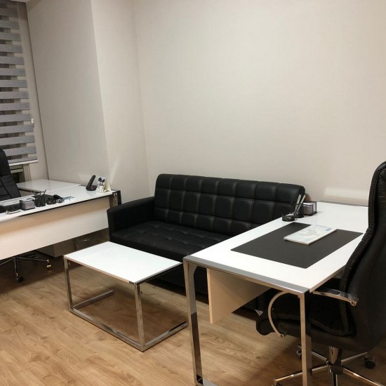 Triple Seater Flat Office Furniture Mr. Bucharest