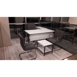 White Anthracite Office Furniture Gebze
