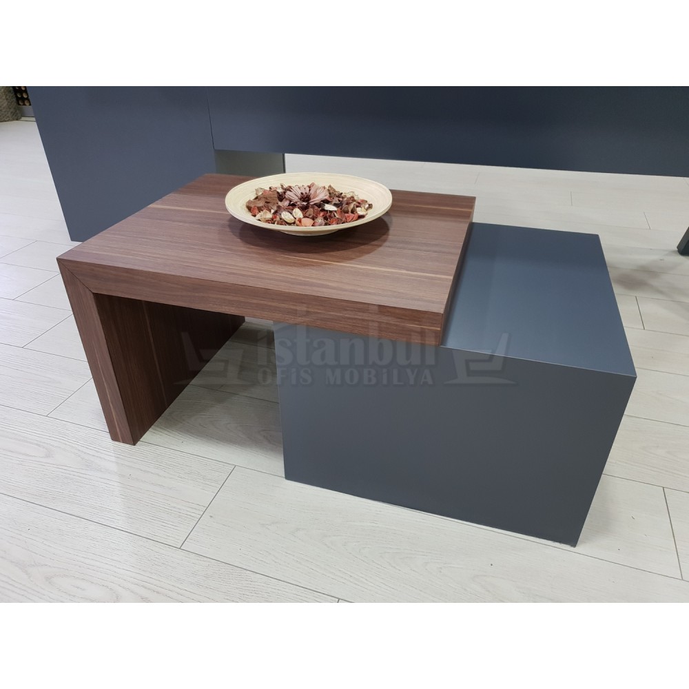 Istanbul Office Executive Office Canberra - Anthracite Walnut