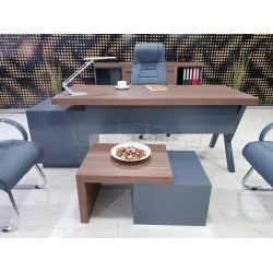 Istanbul Office Executive Office Canberra - Anthracite Walnut