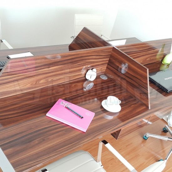Apple For Four Person Desk Workstation