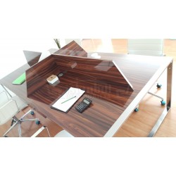 Apple For Four Person Desk Workstation
