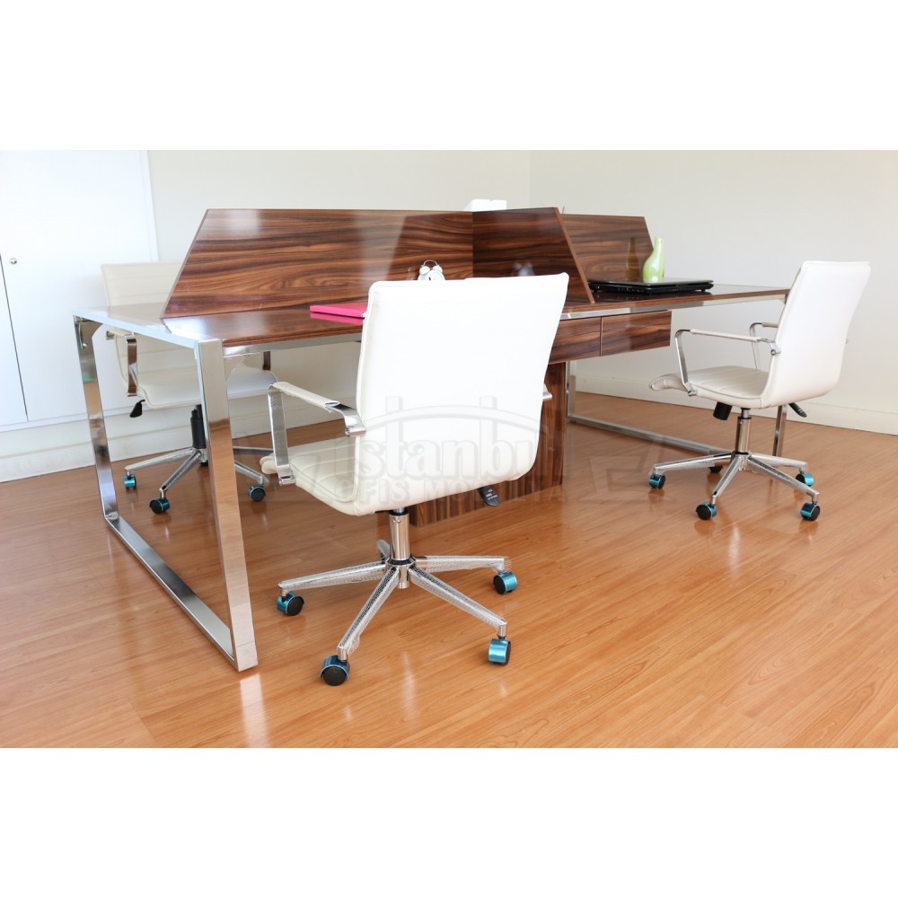 Apple For Four Person Desk Workstation