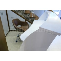 Oval Desk for Beauty Saloon