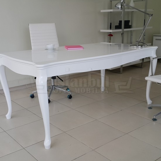 Lukens Lake Alta White Office Desk