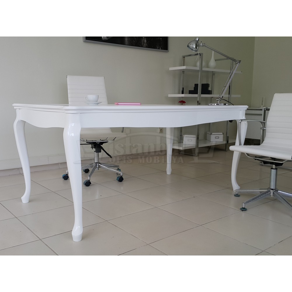 Lukens Lake Alta White Office Desk