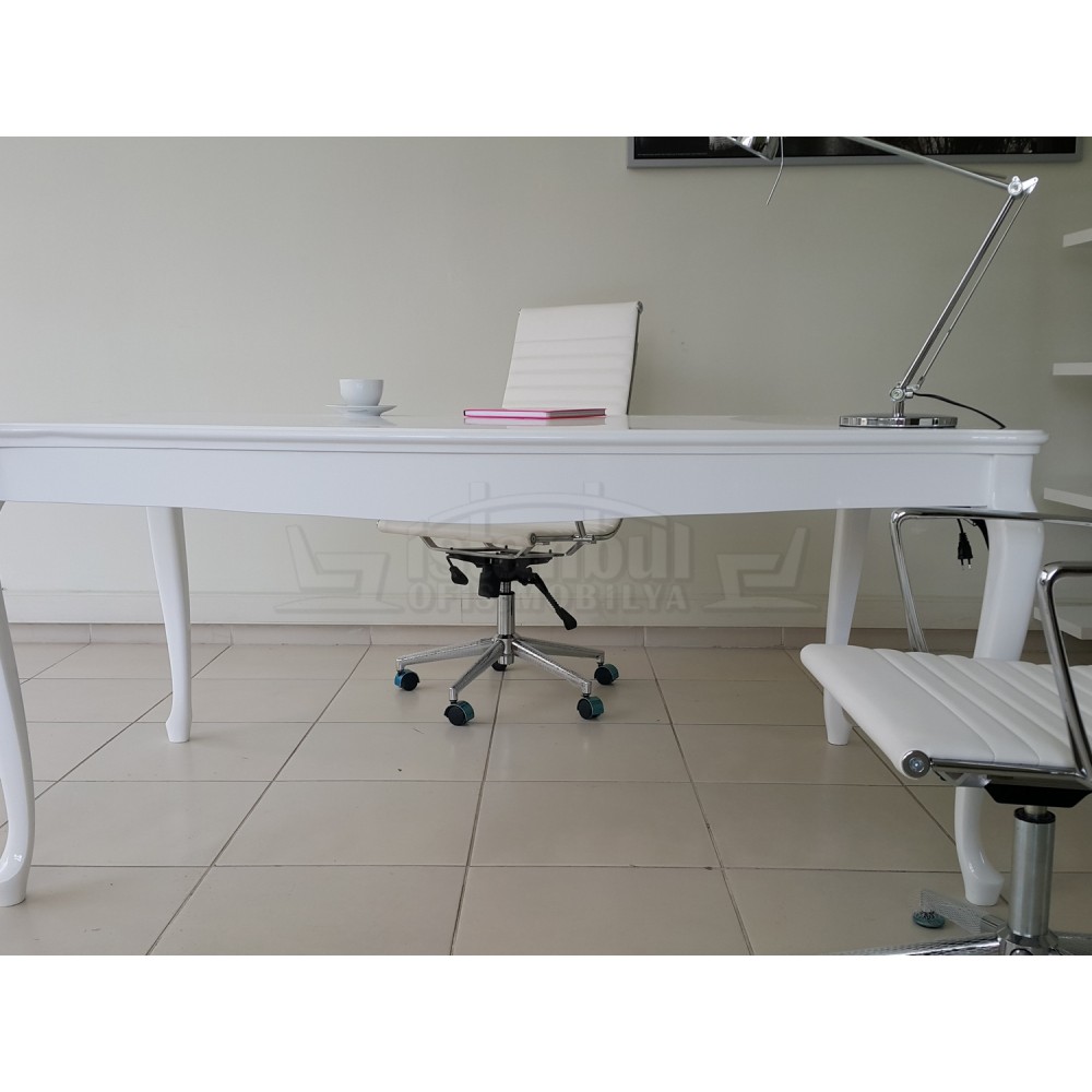 Lukens Lake Alta White Office Desk