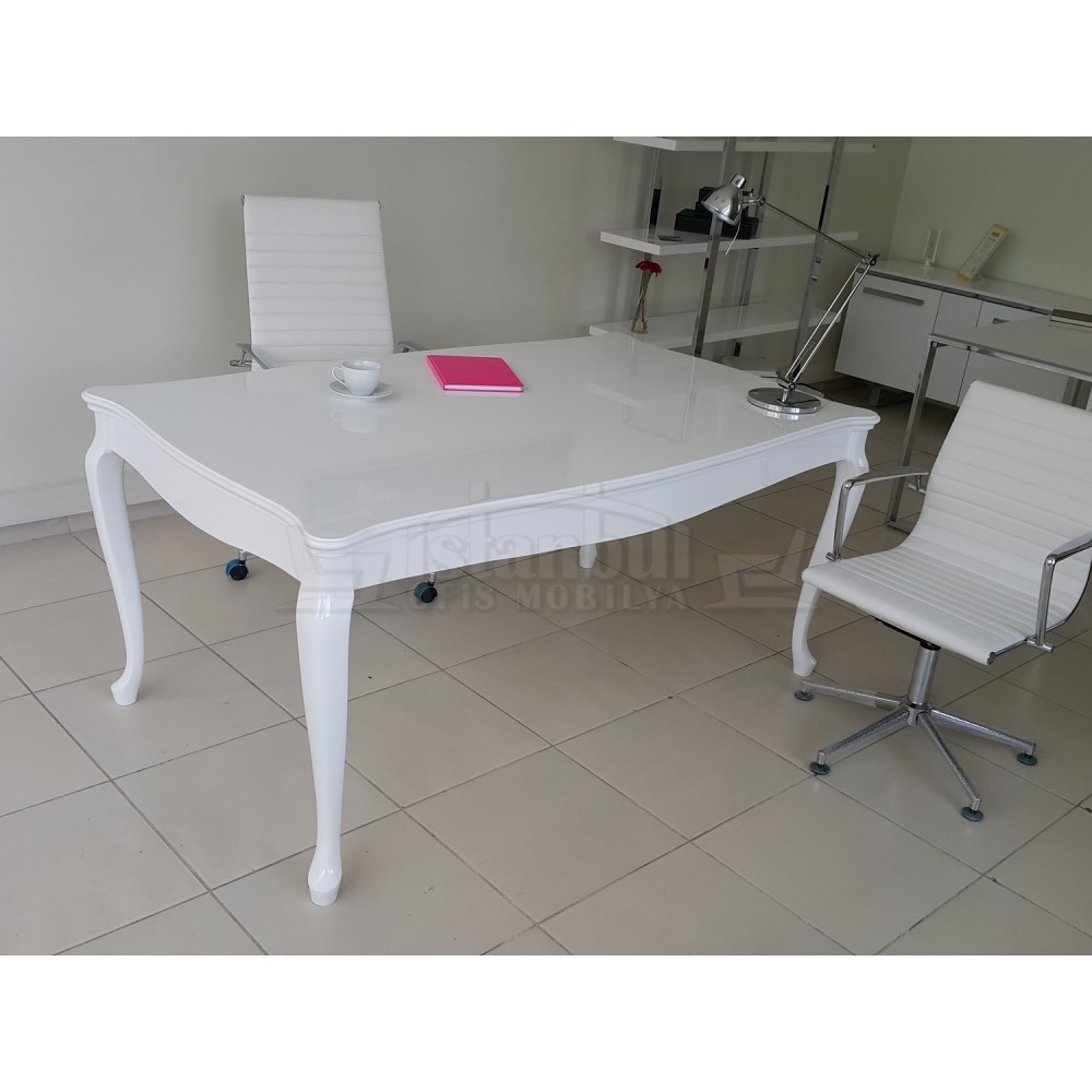 Lukens Lake Alta White Office Desk