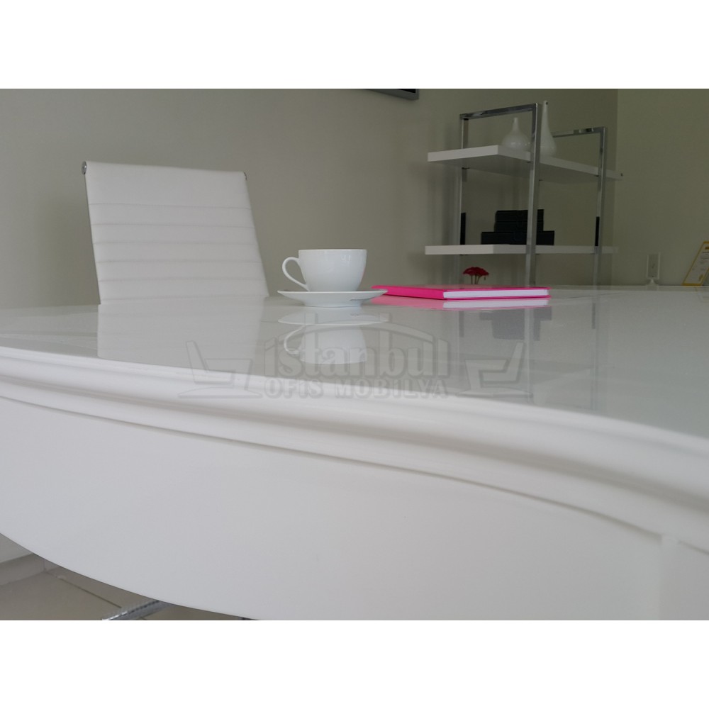 Lukens Lake Alta White Office Desk