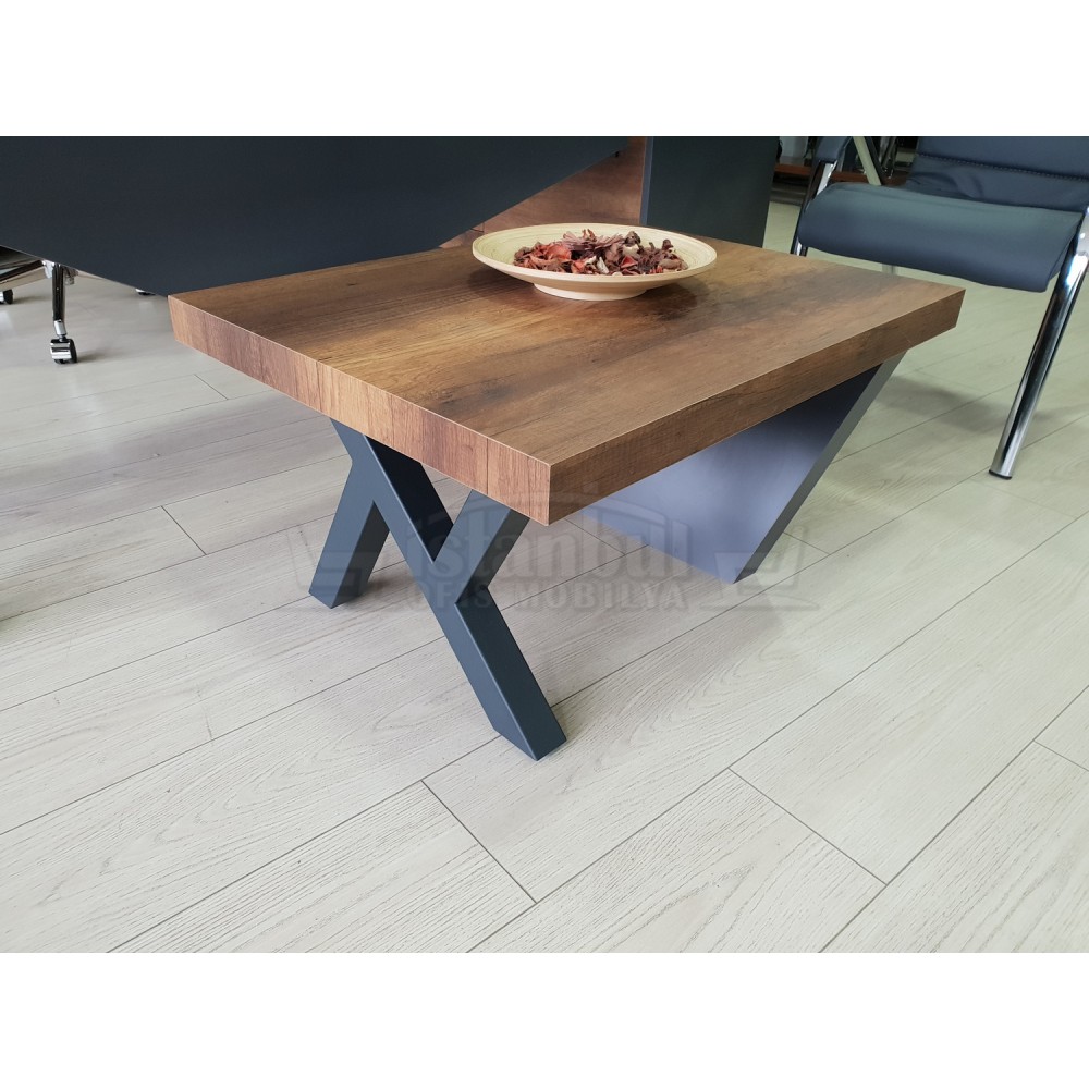 Istanbul Office Manager Table Elegant - Baroque Anthracite