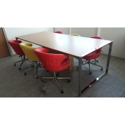 Apple for six person Multiple Workstation Desk