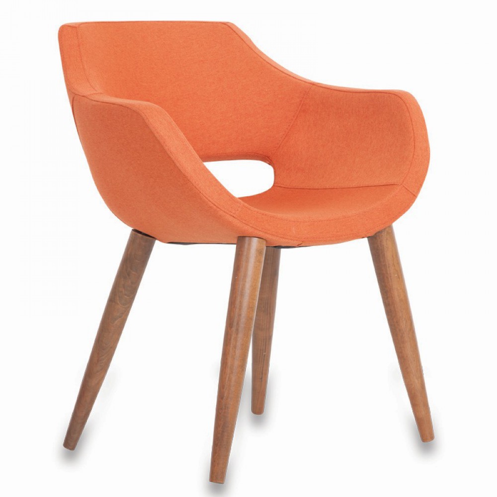 Milano Two Fixed Wooden Guest Chair