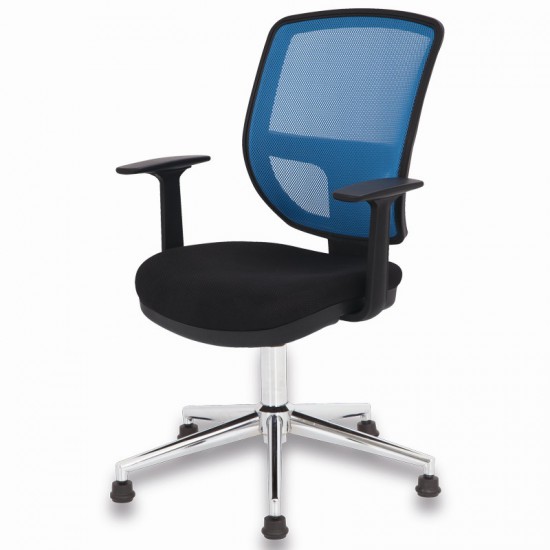 Luna guest chair with chrome star feet Luna guest chair with chrome star feet