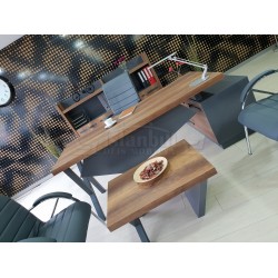 Elegant Executive Board Shelf Cabinet Baroque Anthracite