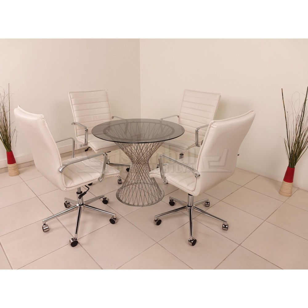 Glass Meeting Table Perla