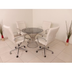 Glass Meeting Table Perla