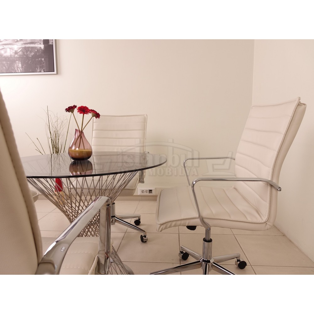 Glass Meeting Table Perla