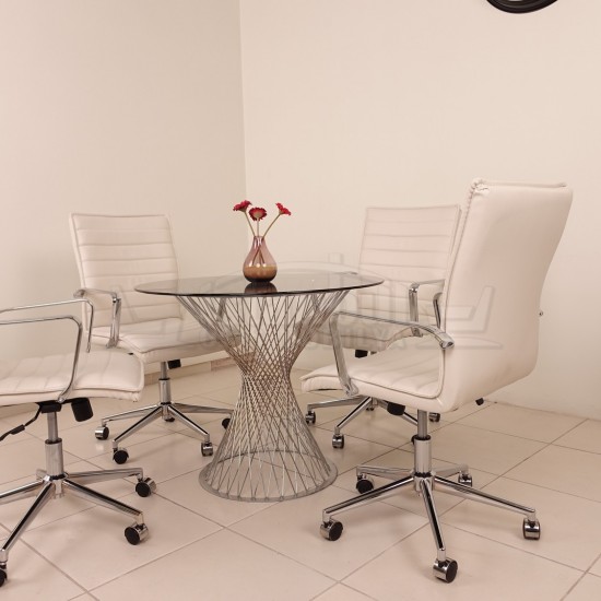 Glass Meeting Table Perla