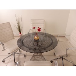 Glass Meeting Table Perla