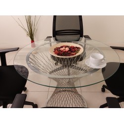 Glass Meeting Table Perla