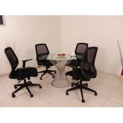 Glass Meeting Table Perla