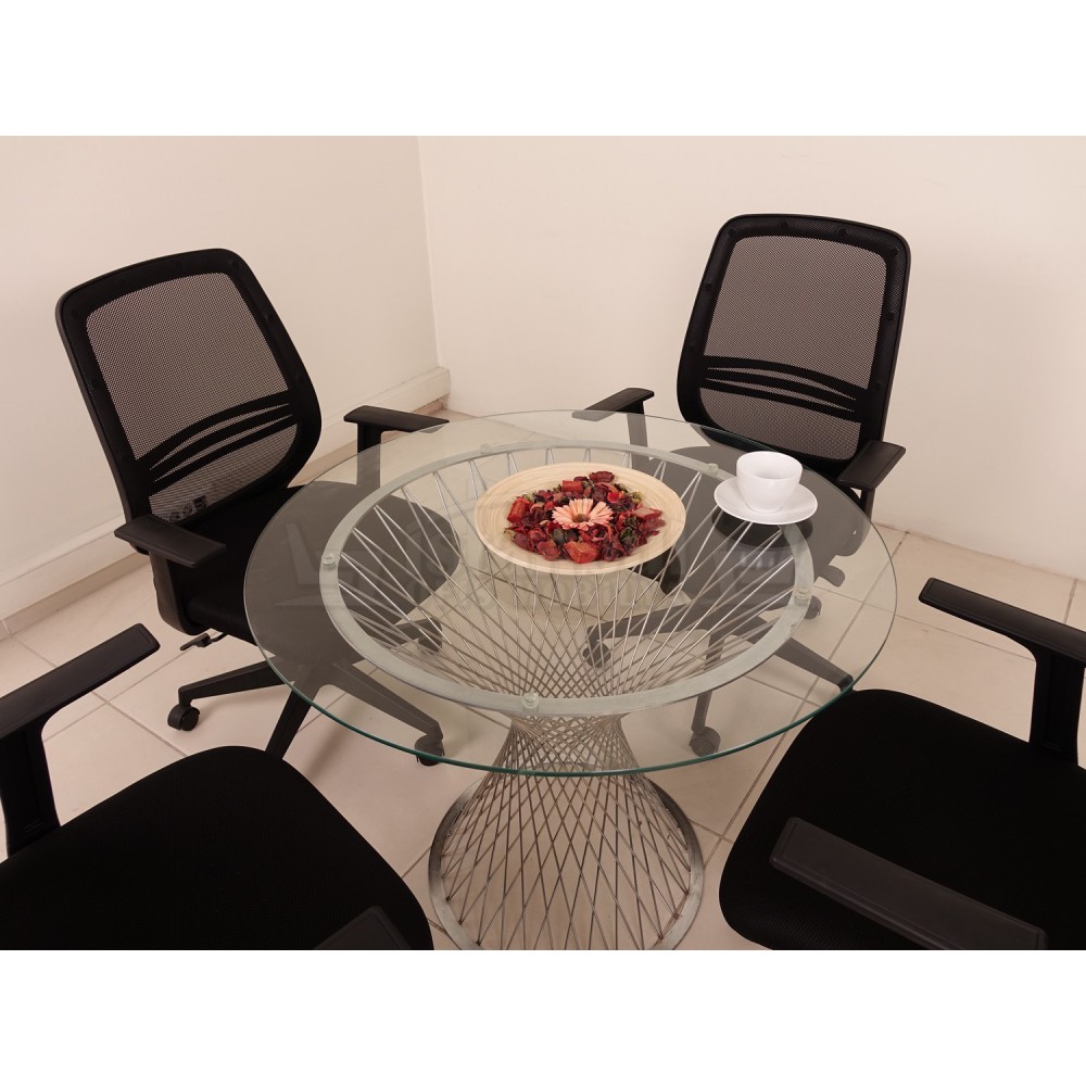 Glass Meeting Table Perla