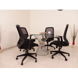 Glass Meeting Table Perla