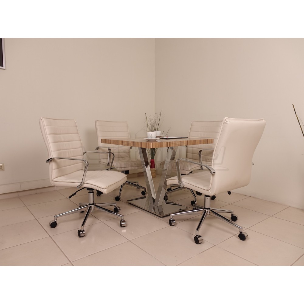 Square meeting table in Vienna