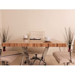 Square meeting table in Vienna