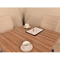 Square meeting table in Vienna